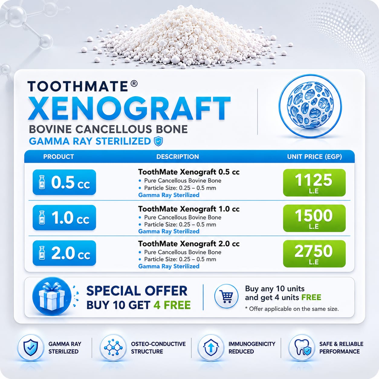 Bone graft ( xeno)