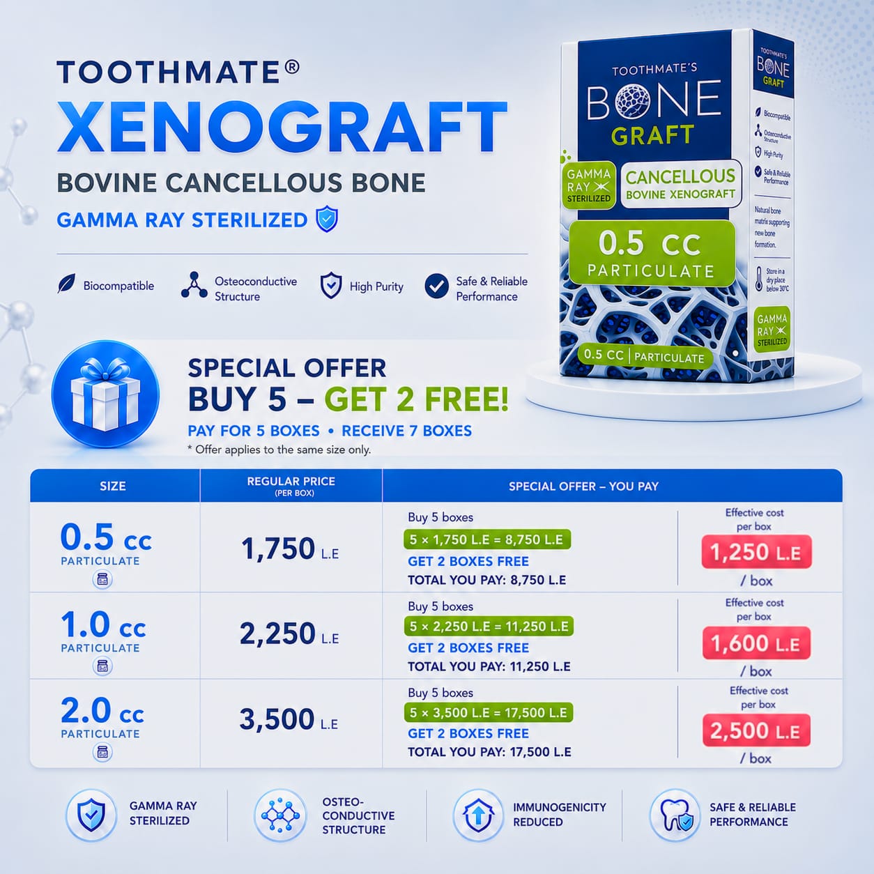 Bone graft ( xeno)